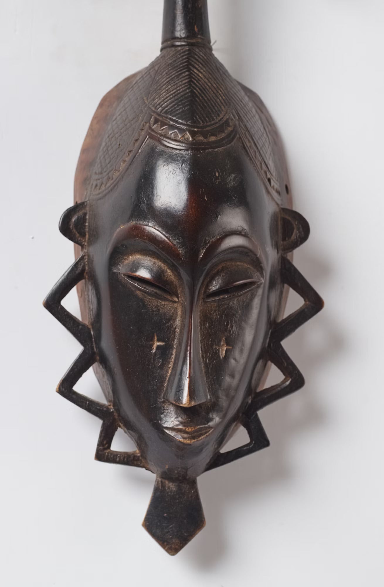 African mask Yaure tribe Ivory Coast Circa 1950
