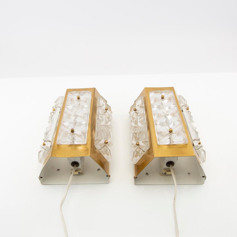 Wall lights by Einar Backstrom a pair 1960 Sweden