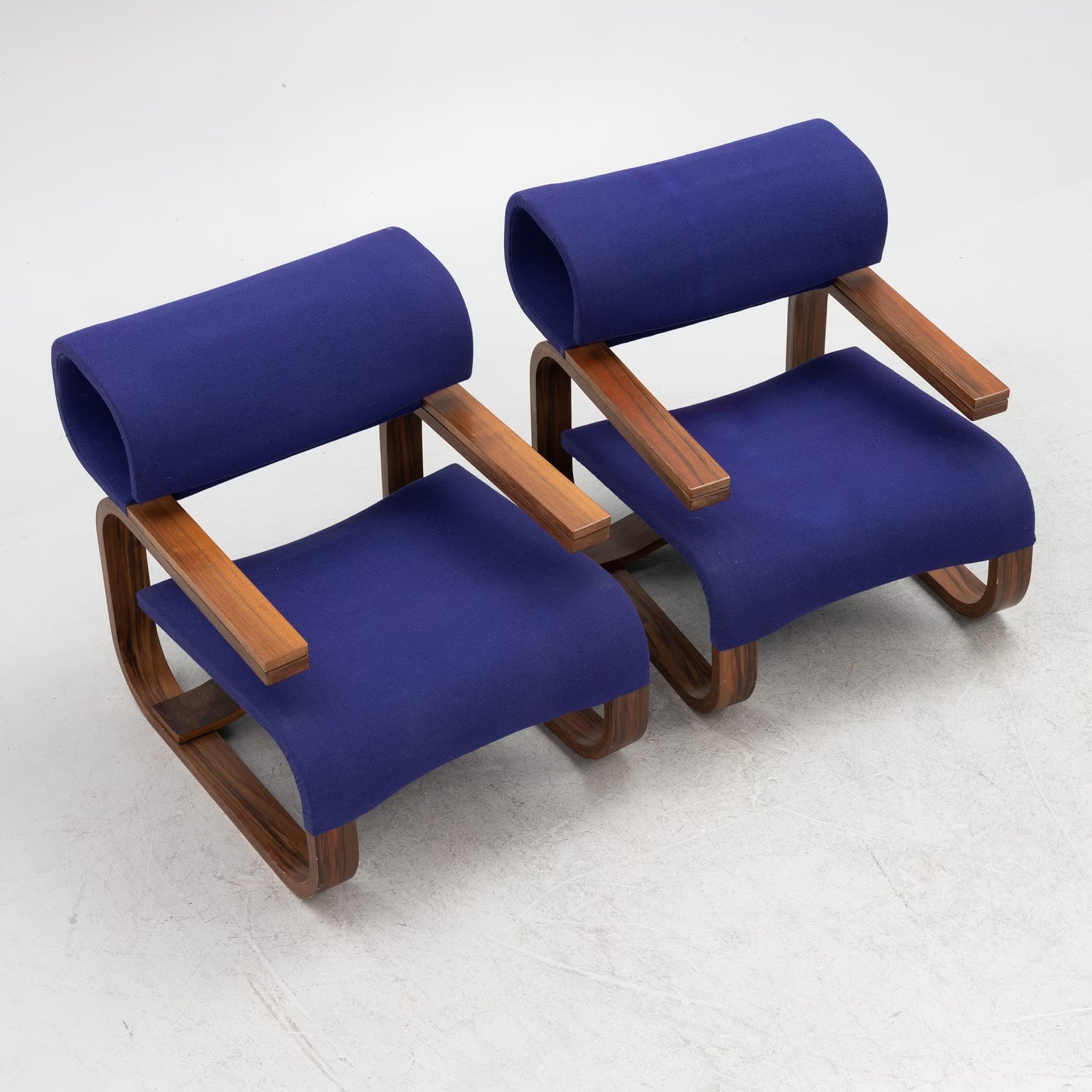 Jan Bocan Pair of armchairs for the Czech Embassy of Sweden Stockholm 1972