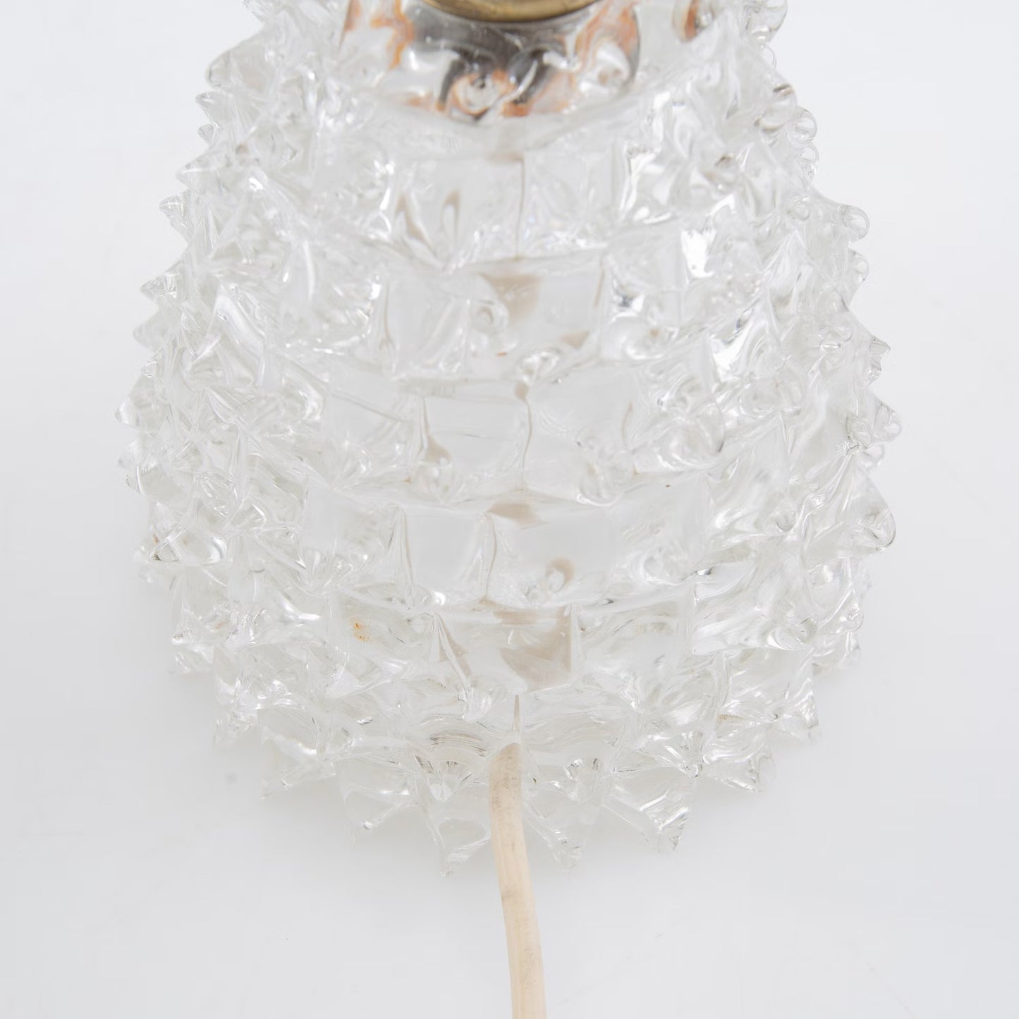 Table lamps a pair glass Murano Italy 1950