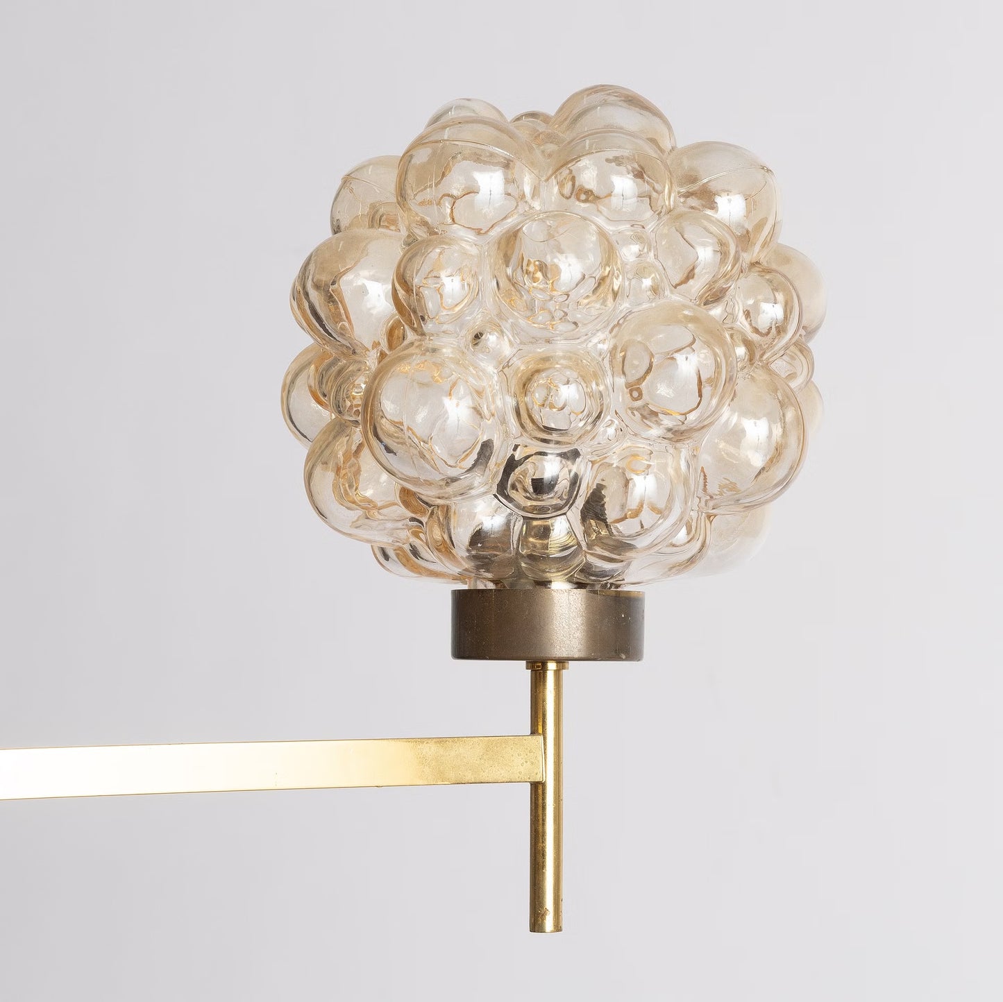 Helena Tynell Rare Bubble Chandelier Glashütte Limburg Germany 1960