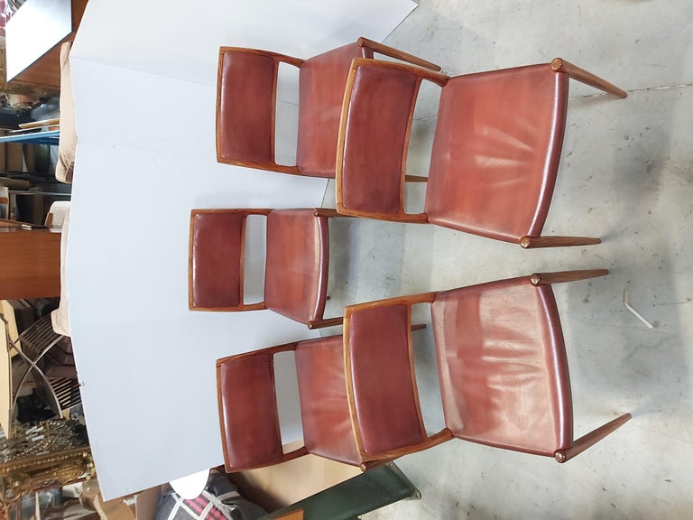 Niels Otto Moller Rosewood Armchair Mod N° 80 Set of 5 available