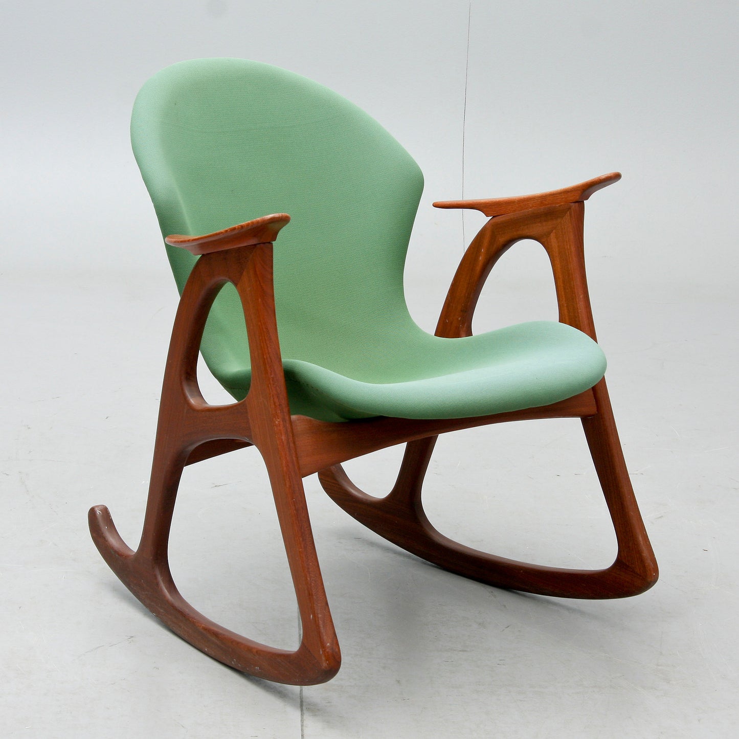 Aage Christiansen Swivel Chair, Erhardsen & Andersen Denmark 1960s