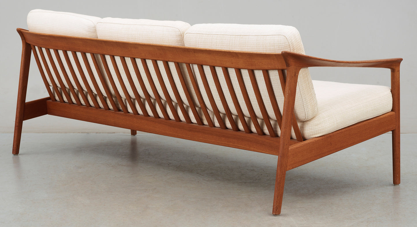 Sofa by Folke Ohlsson " Colorado" Made by Bodafors Teak Wood Sweden 1960 Signed