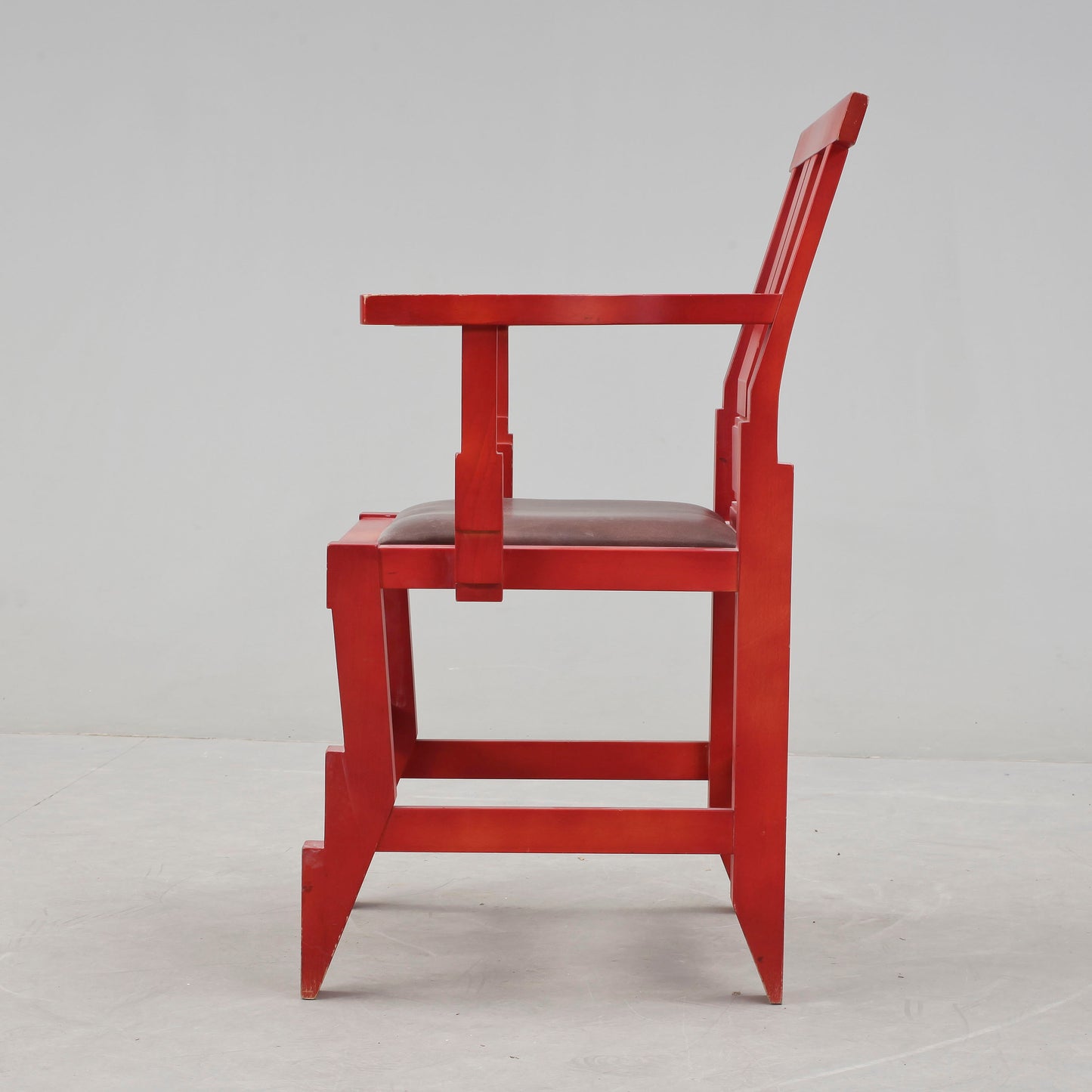 John Kandell Model " Solitar" Armchair in Orange, Sweden, 1980