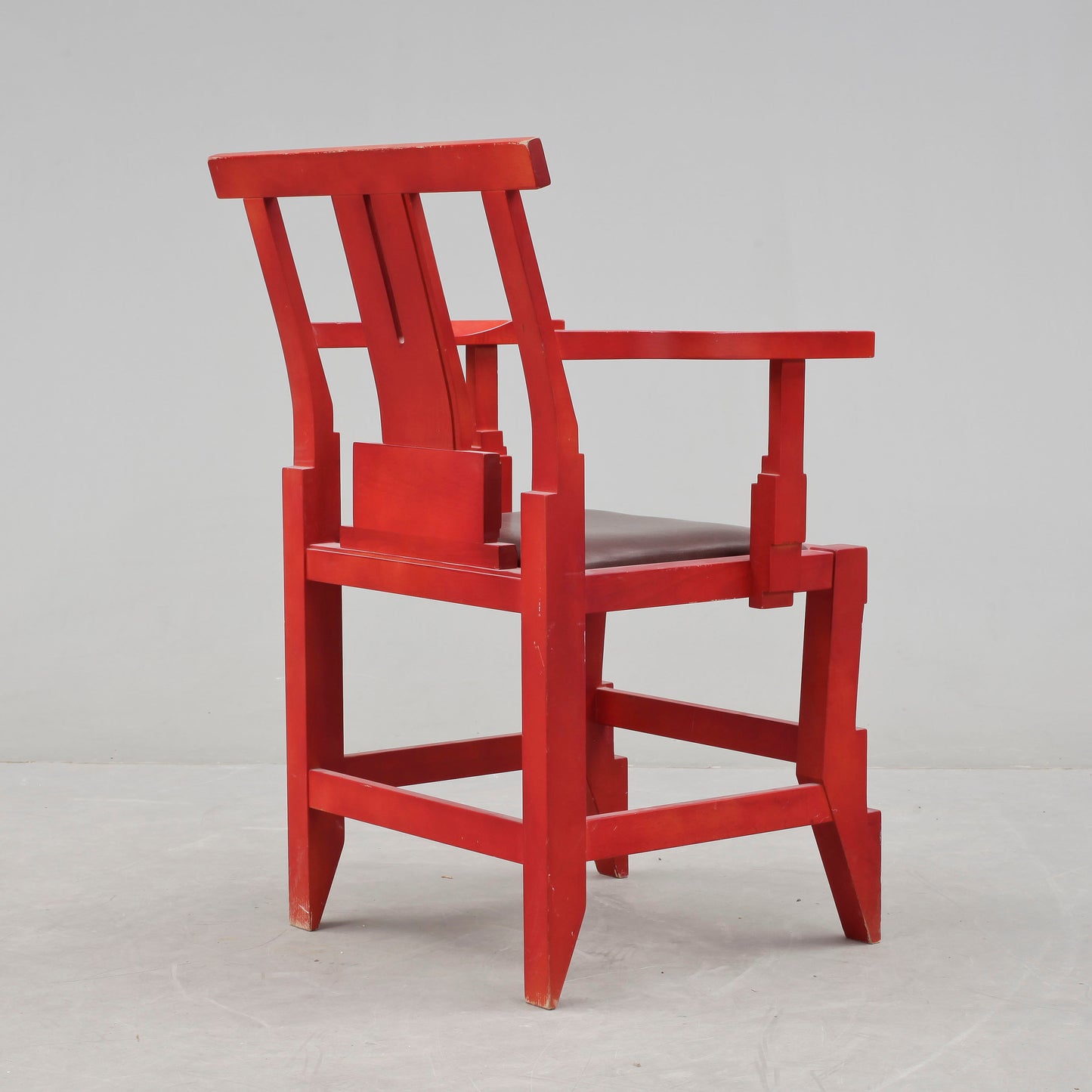 John Kandell Model " Solitar" Armchair in Orange, Sweden, 1980