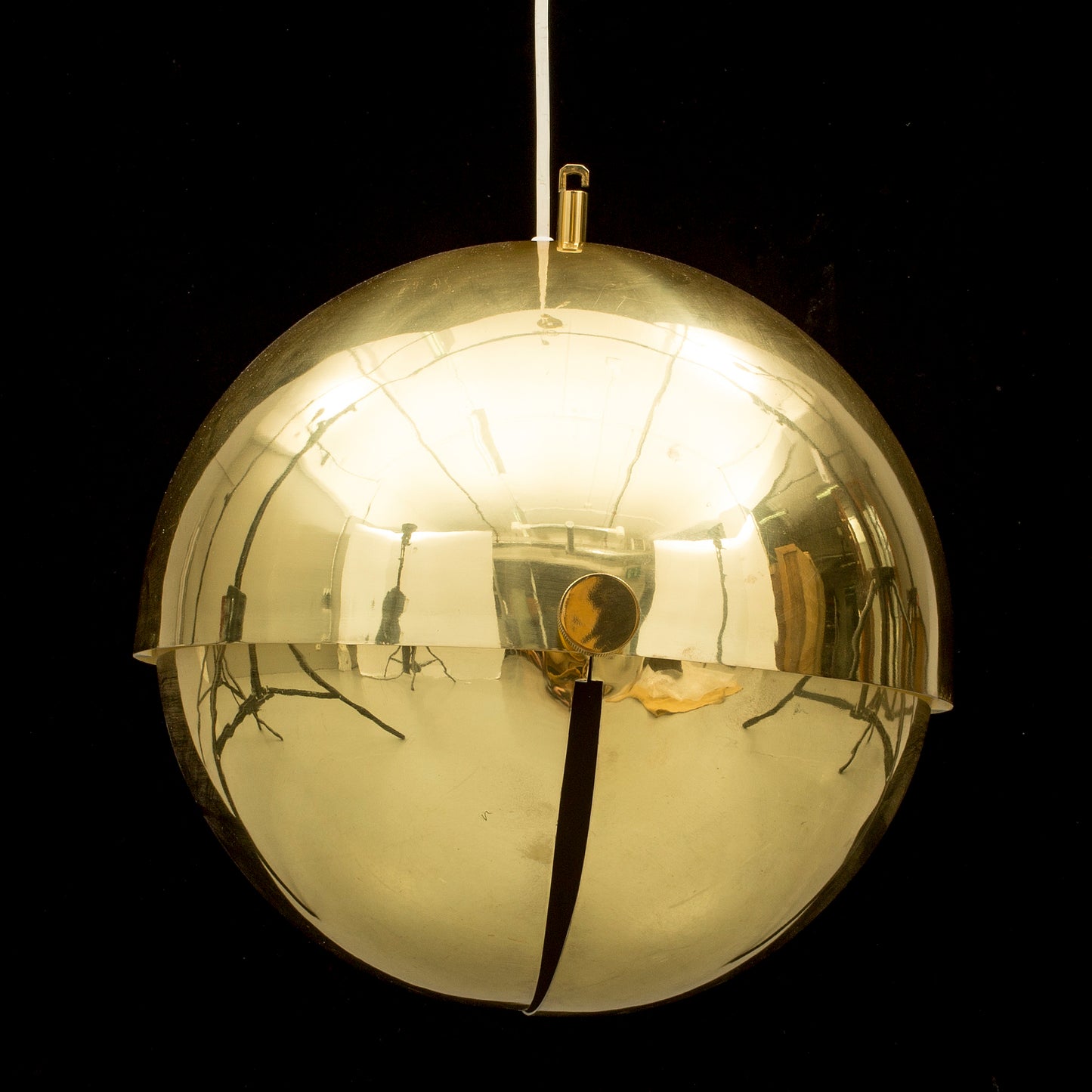 Brass Adjustable Sphere Light by Münchner Werkstätten, Germany, 1970