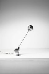 Oversized Chrome Lamp with Counterweight Anonymous Italia, 1970