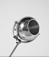 Oversized Chrome Lamp with Counterweight Anonymous Italia, 1970