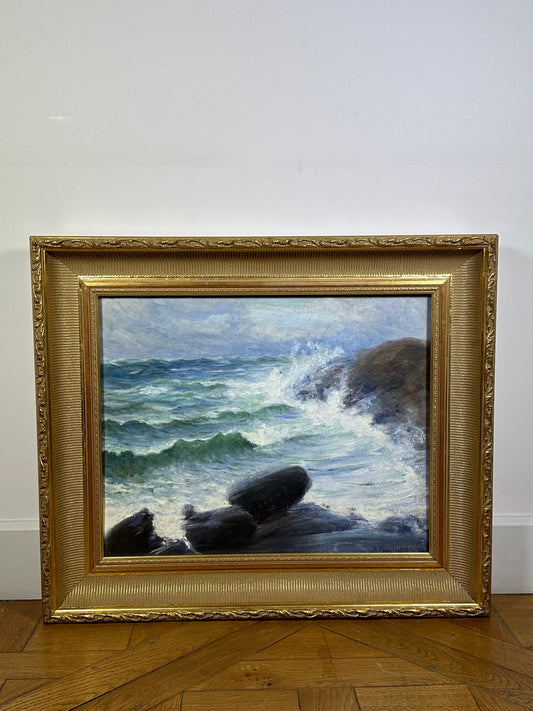 Robert Thegerström Painting oil on canvas signed and dated 1906