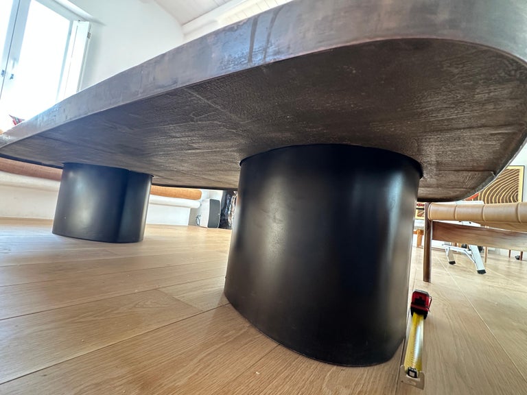Ado Chale style " Goutte d'eau" large table Belgium 1980