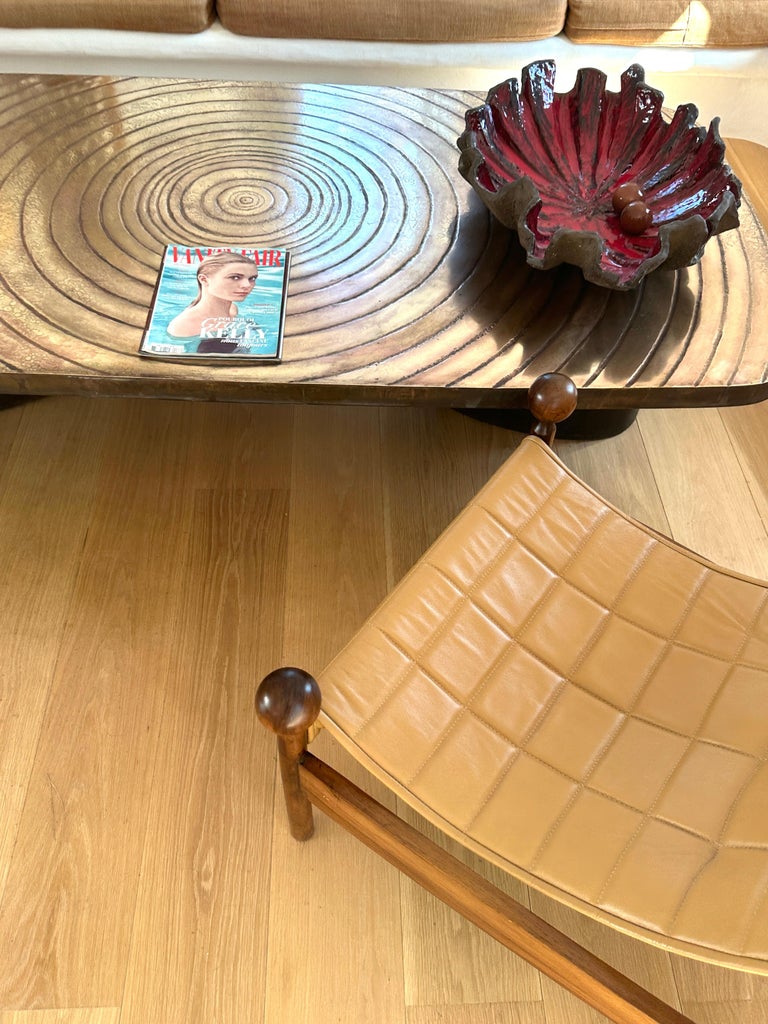 Ado Chale style " Goutte d'eau" large table Belgium 1980
