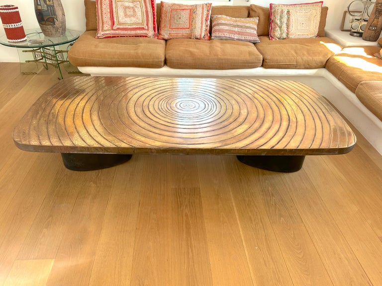 Ado Chale style " Goutte d'eau" large table Belgium 1980