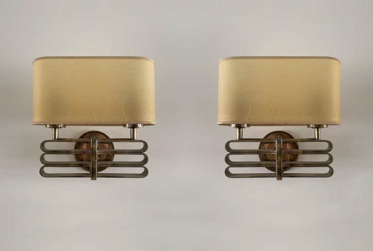 Art Déco Pair of Sconces Anonymous, France, 1930