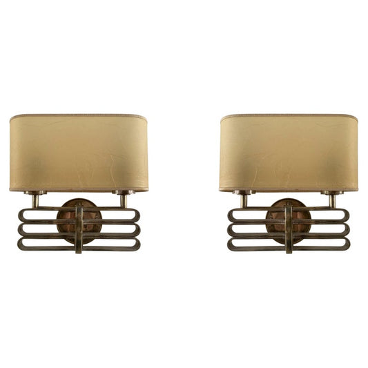 Art Déco Pair of Sconces Anonymous, France, 1930