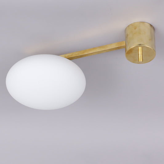 Asymmetric Ceiling Light in the Style of Angelo Lelli Made in Italy 1990s/2000s