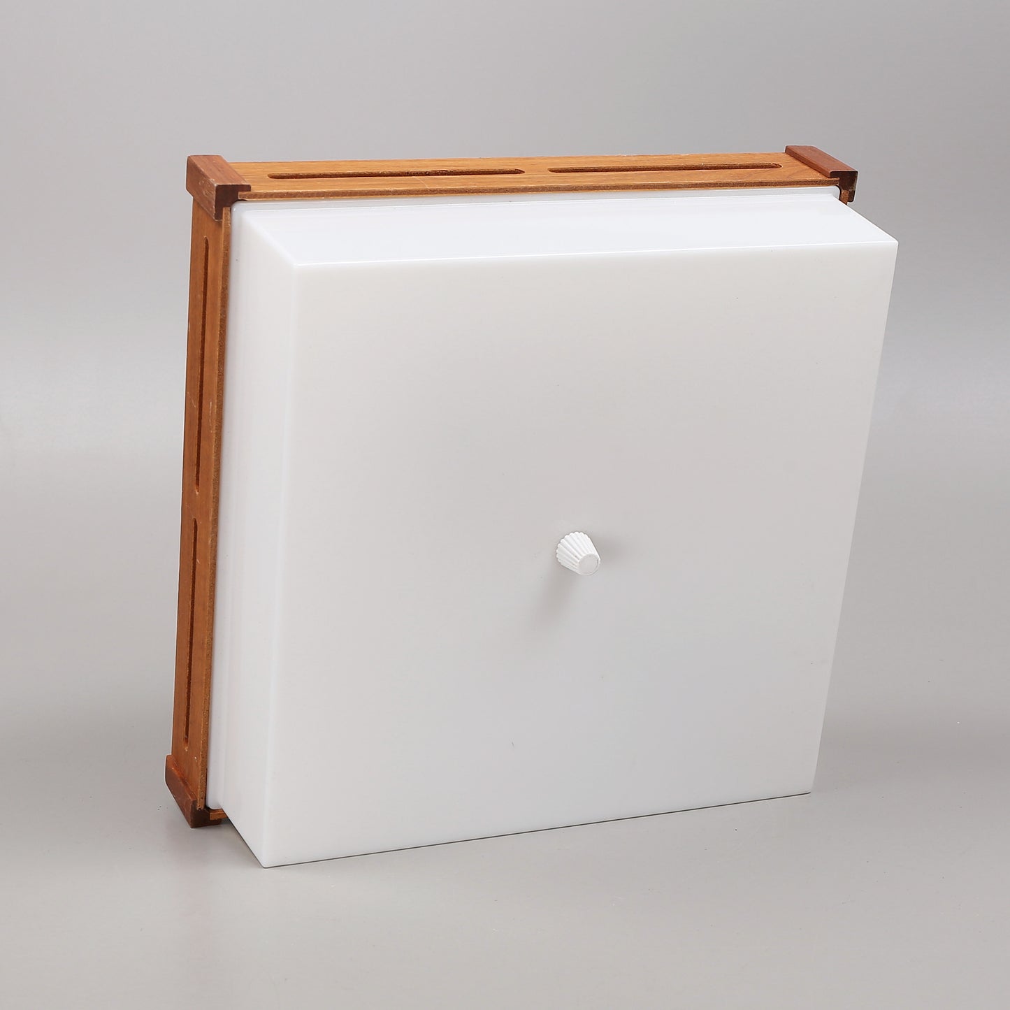 Teak Ceiling Lamp Anonymous Sweden, 1960s