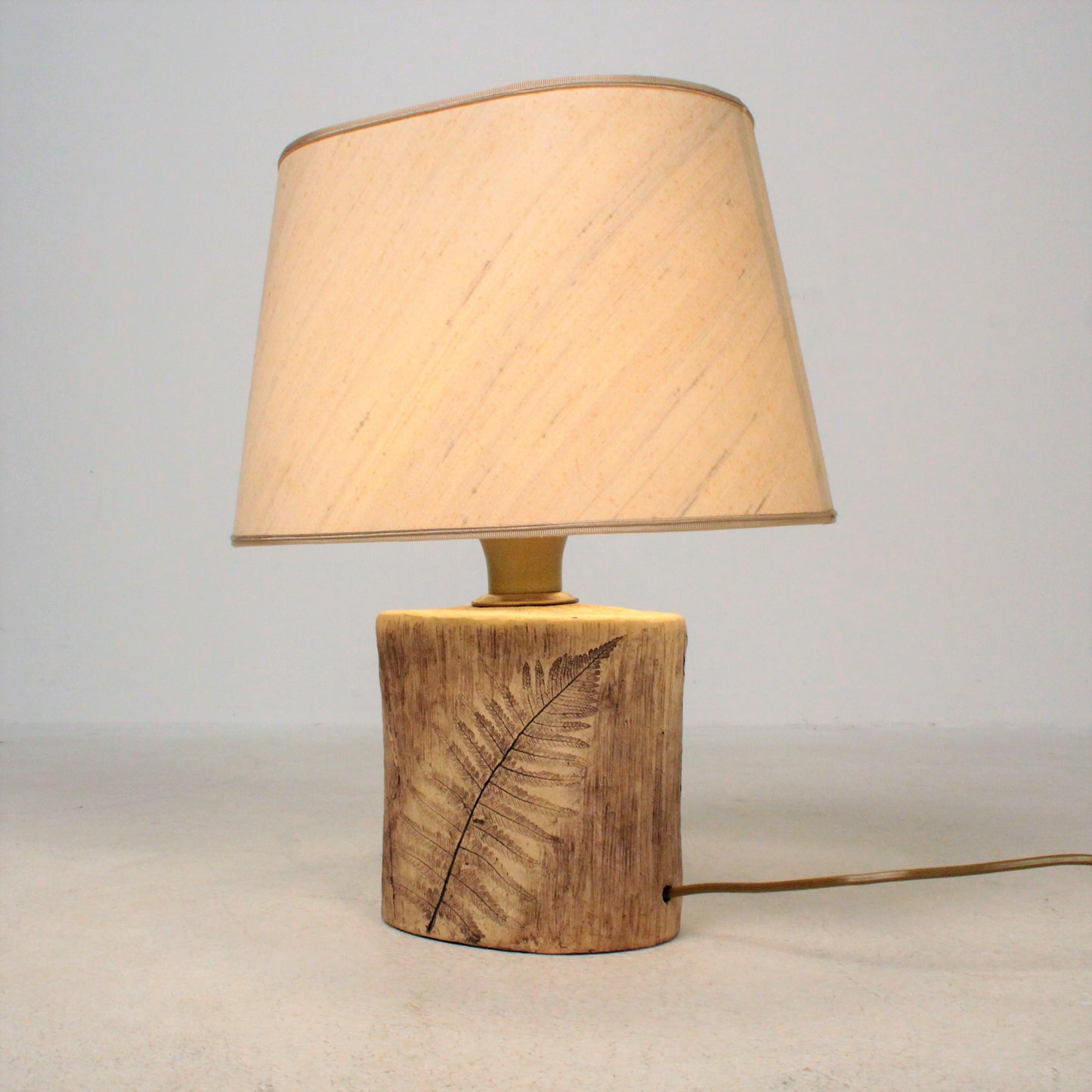 Roger Capron style table lamp a pair in Ceramic  France 1960