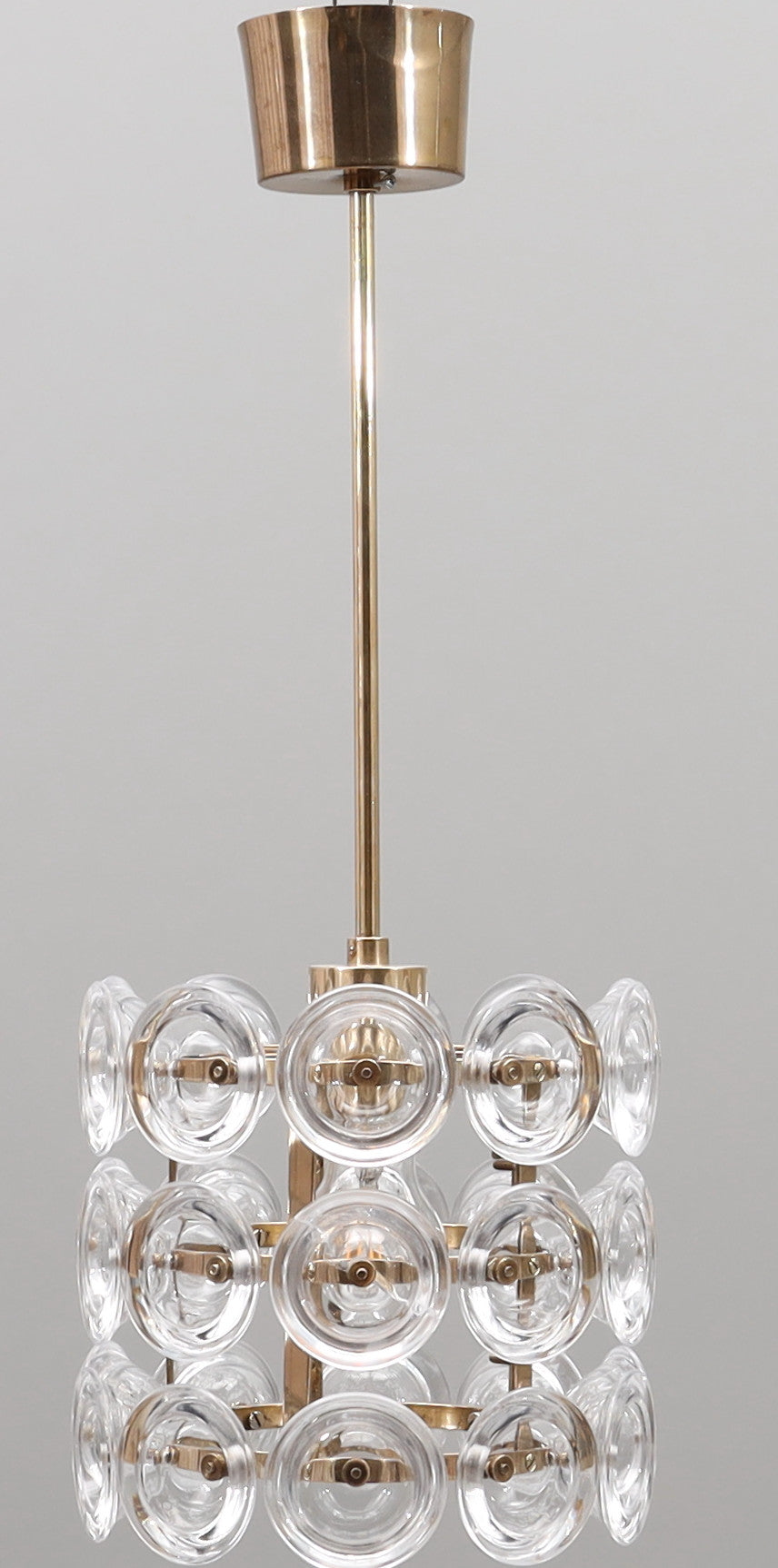 Carl Fagerlund Pendant Light for Orrefors Sweden, 1960