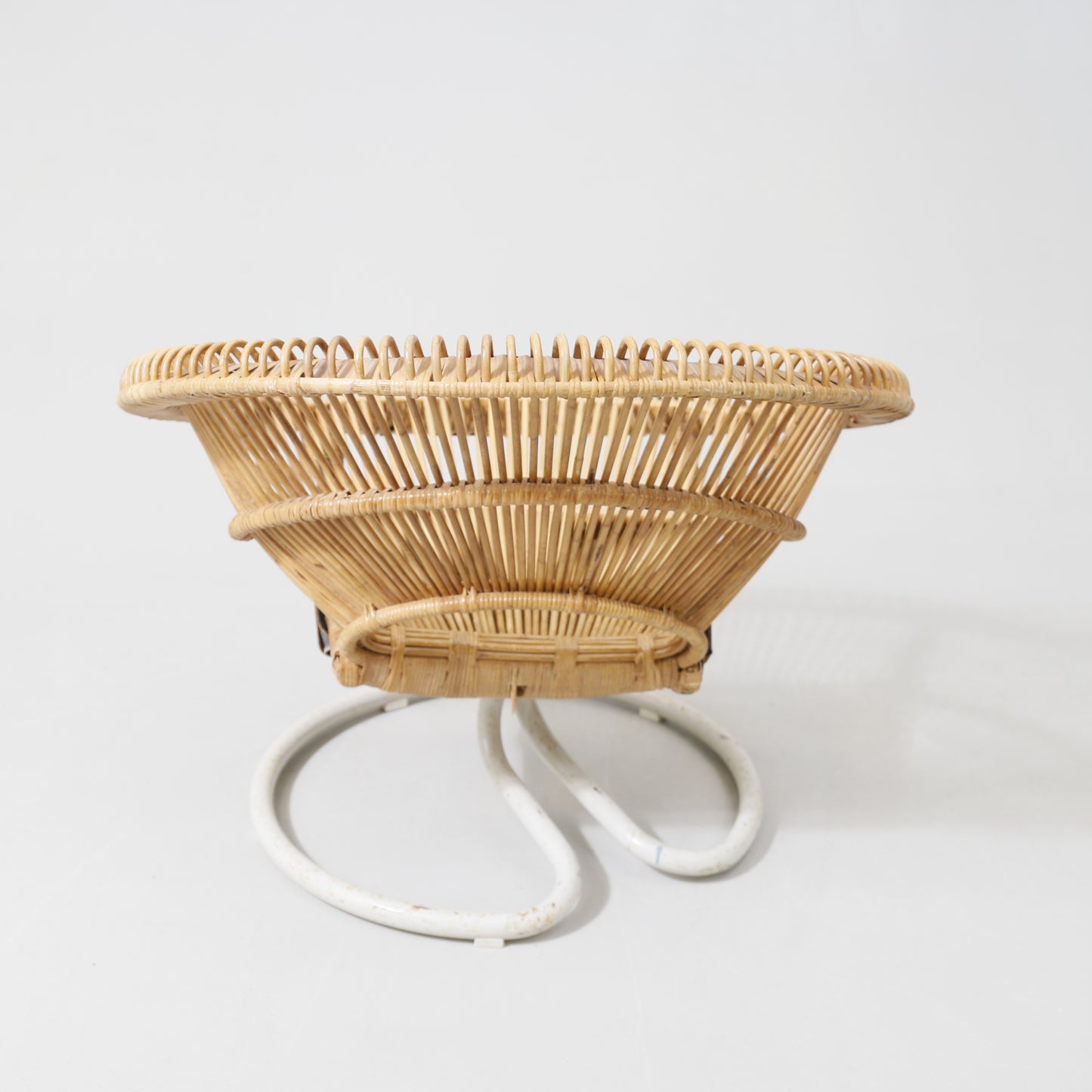 "Rondo" armchair rattan Göte Möbler Nässjö AB Sweden 1960s