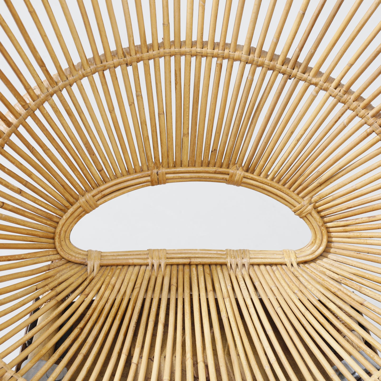 "Rondo" armchair rattan Göte Möbler Nässjö AB Sweden 1960s