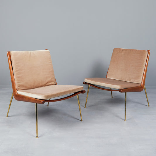 PETER HVIDT & ORLA MOLGAARD armchair 'Boomerang' France & Son 1950 Denmark