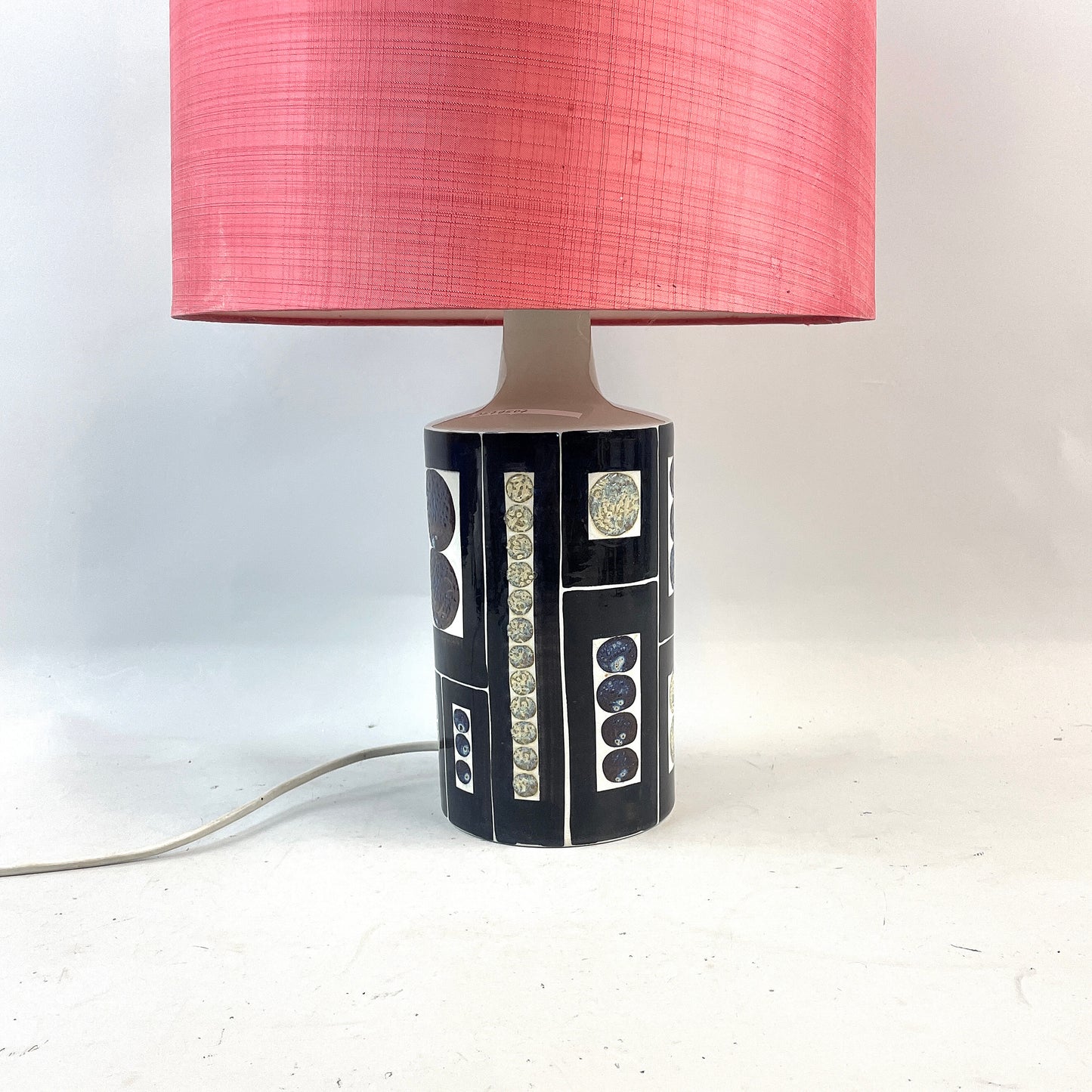 Table lamp by Inge Lise Koefoed for Fog and Morup Ceramic Denmark 1960 Signed