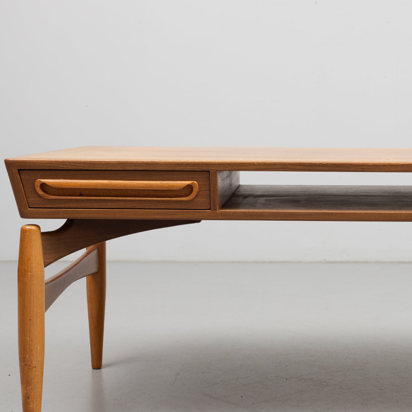 Johannes Andersen teak coffee table, for AB Trensums Sweden 1960