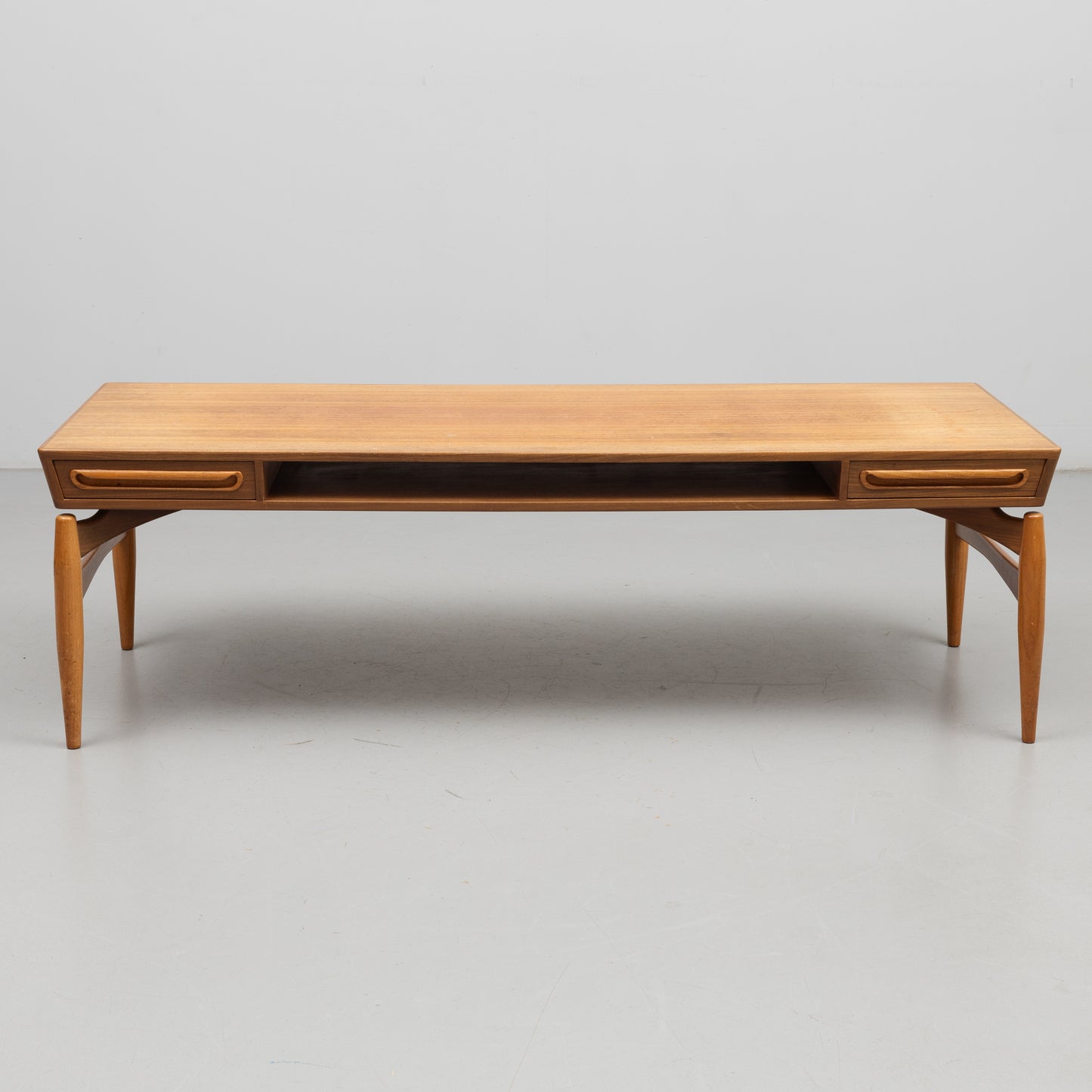 Johannes Andersen teak coffee table, for AB Trensums Sweden 1960