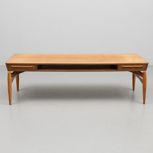 Johannes Andersen teak coffee table, for AB Trensums Sweden 1960