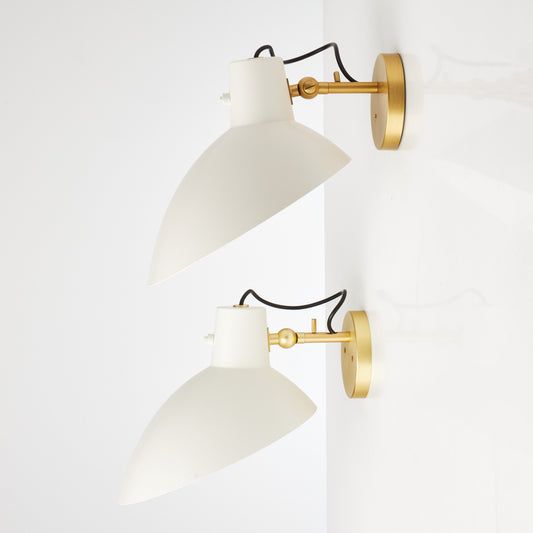 VITTORIANO VIGANÓ “VV Cinquanta” A pair wall lights for ASTEP Italy