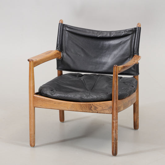 Gunnar Myrstrand rosewood armchair made by Källemo, Sweden 1960s.