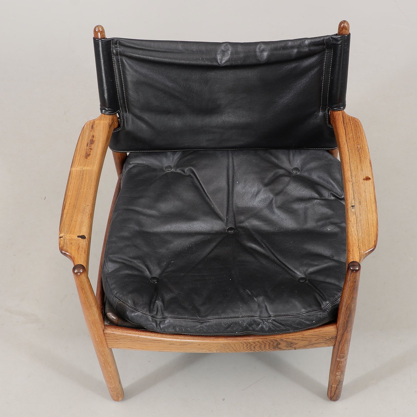 Gunnar Myrstrand rosewood armchair made by Källemo, Sweden 1960s.