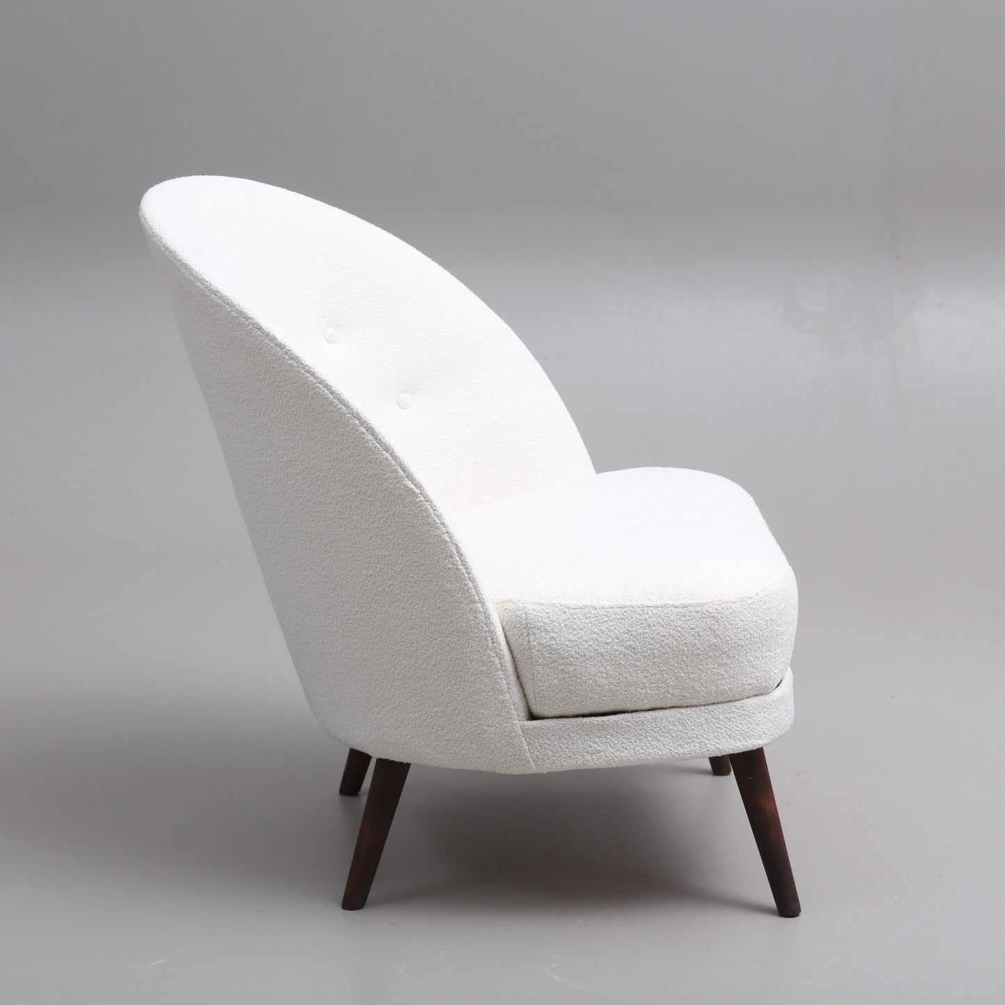 ARNE NORELL Asymmetric armchair model made in Sweden around 1960