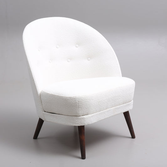 ARNE NORELL Asymmetric armchair model made in Sweden around 1960