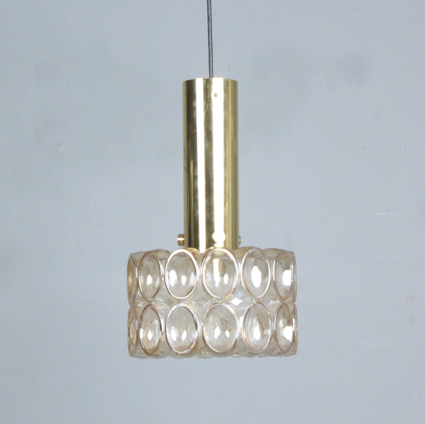 Helena Tynell pendant lamp for Glashütte Limburg Germany 1960