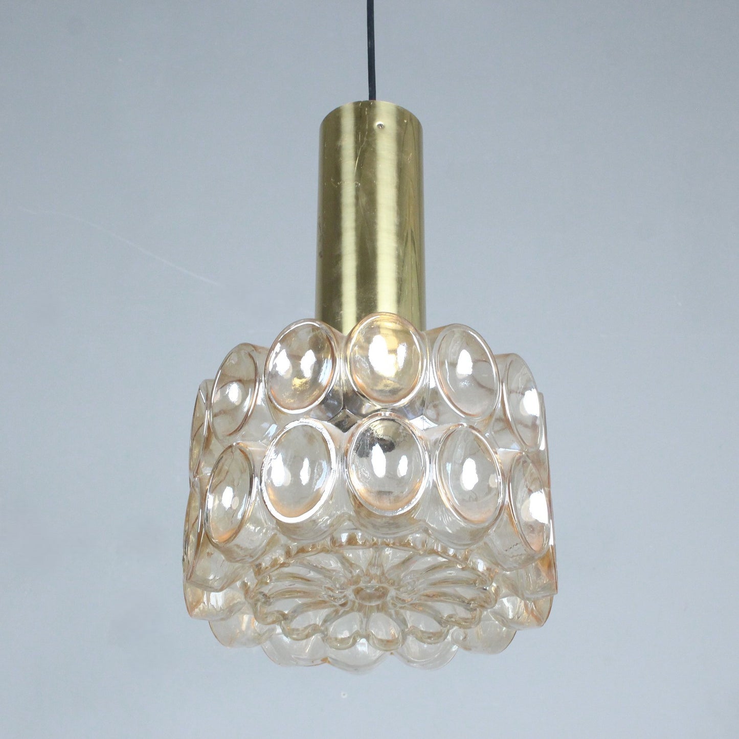 Helena Tynell pendant lamp for Glashütte Limburg Germany 1960