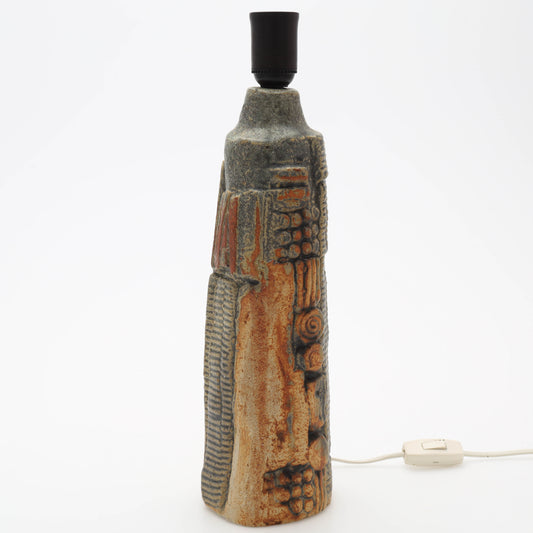 Bernard Rooke stoneware table lamp, stamped from England 1960