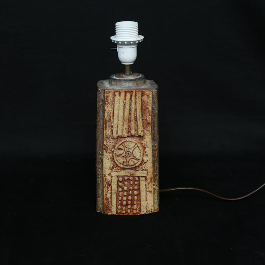 Bernard Rooke ceramic table Lamps a pair Signed Rooke England 1960