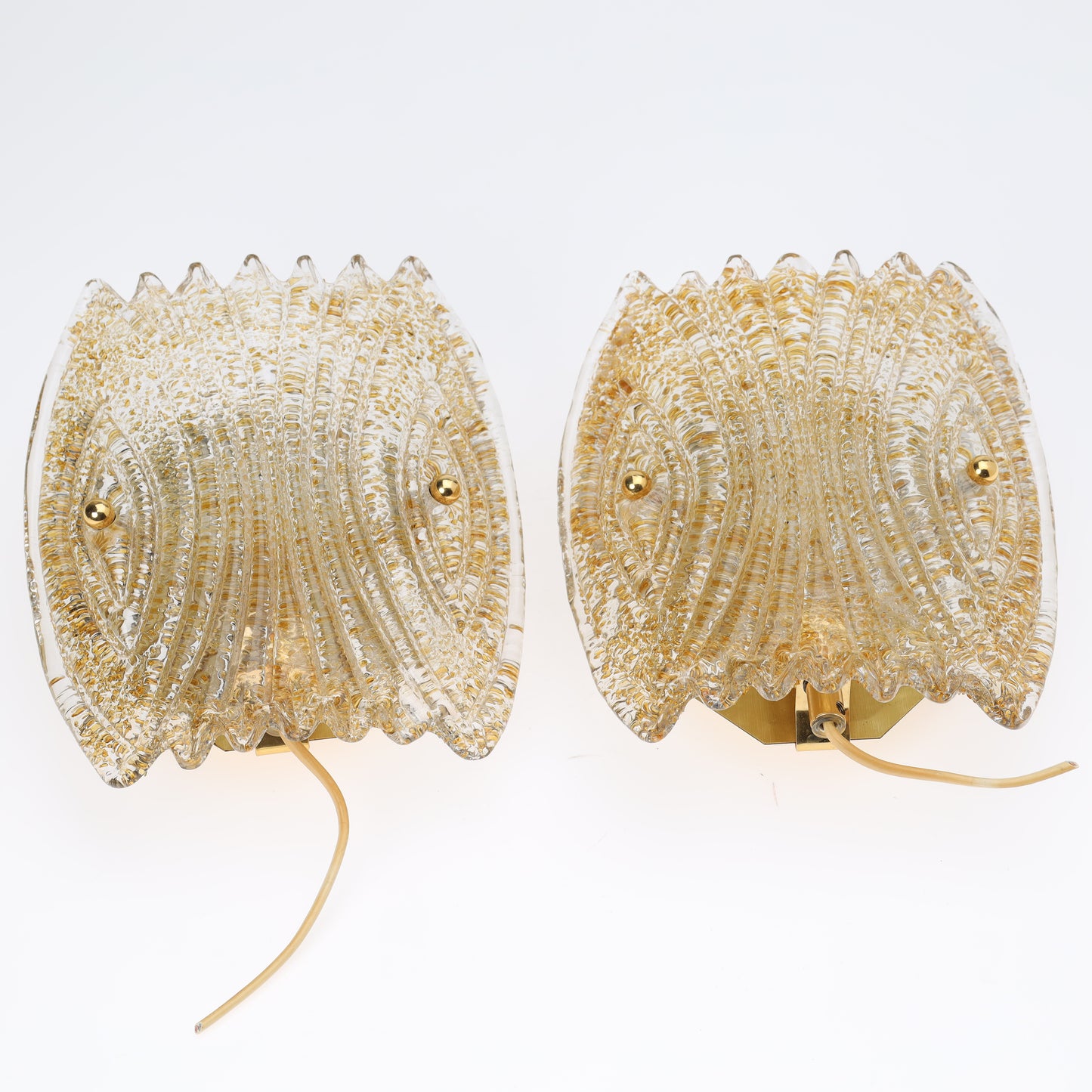 Wall Sconces a pair “6044” by REIJMYRE Armaturfabrik RAF Sweden 1960 Labelled