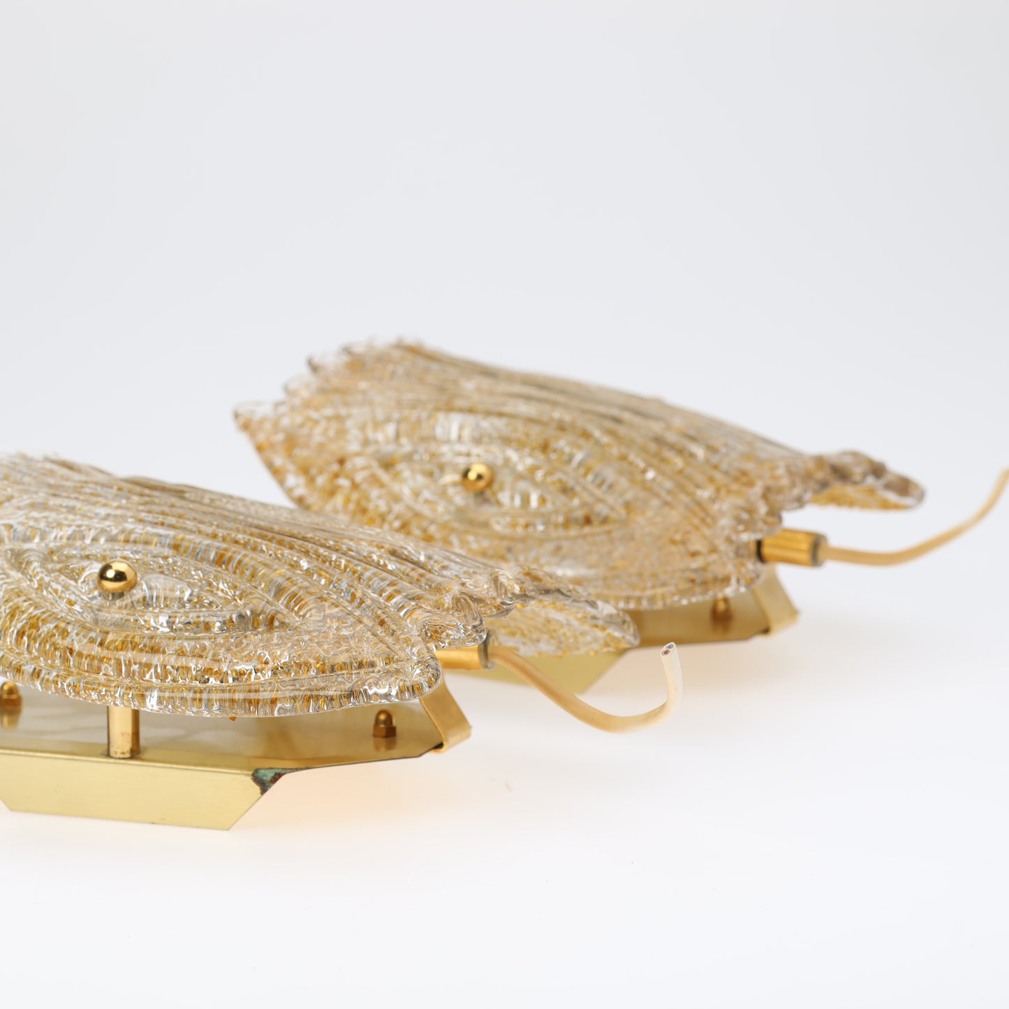 Wall Sconces a pair “6044” by REIJMYRE Armaturfabrik RAF Sweden 1960 Labelled