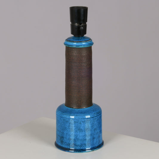 Nils Kahler table lamp ceramic Herman A. Kähler, Denmark, 1960 signed