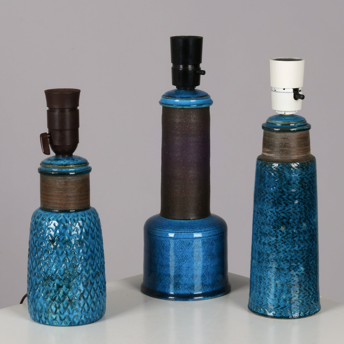 Nils Kahler table lamp ceramic Herman A. Kähler, Denmark, 1960 signed