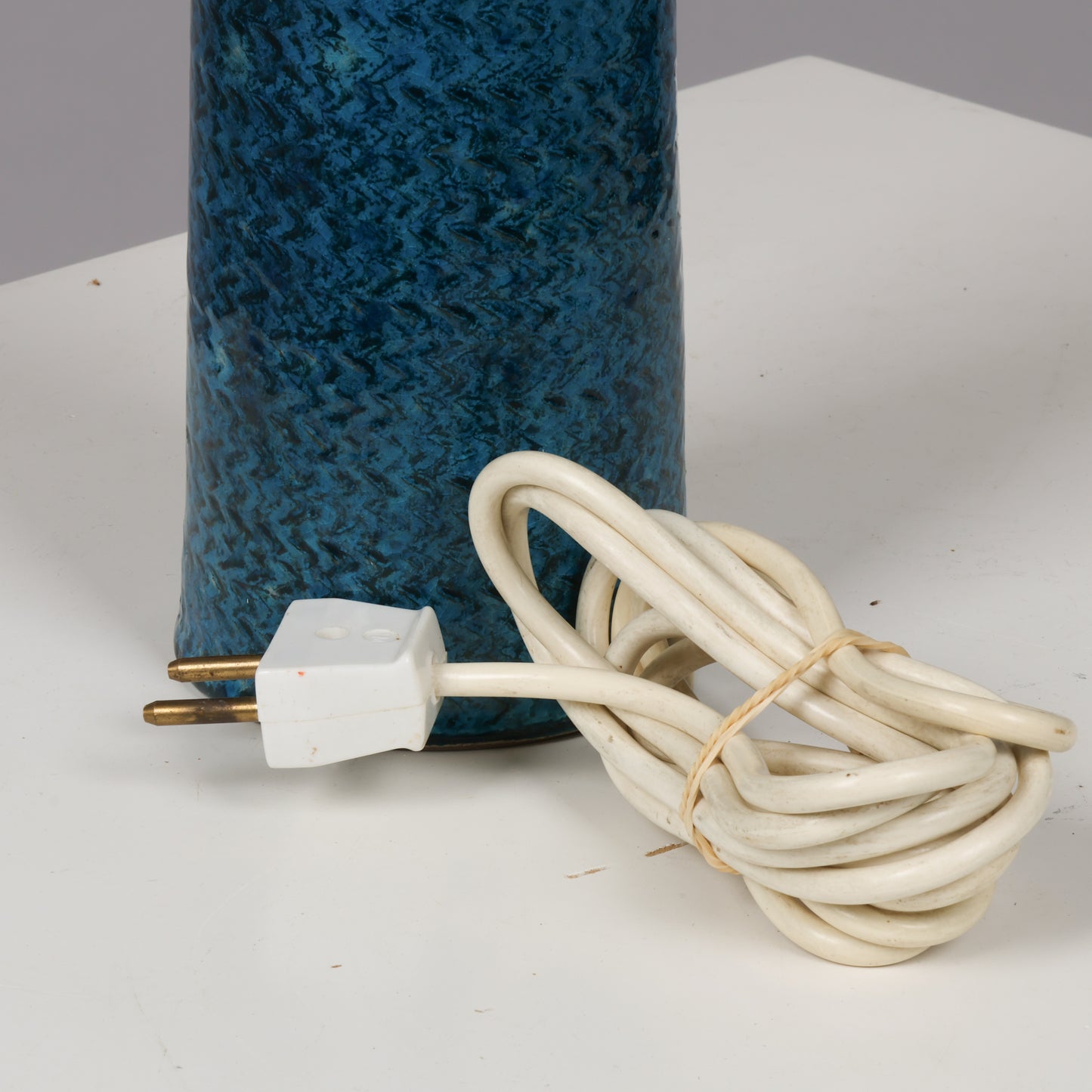 Nils Kahler table lamp ceramic Herman A. Kähler, Denmark, 1960 signed