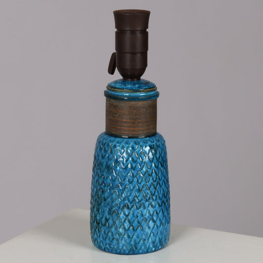 Nils Kahler table lamp ceramic Herman A. Kähler, Denmark, 1960 signed