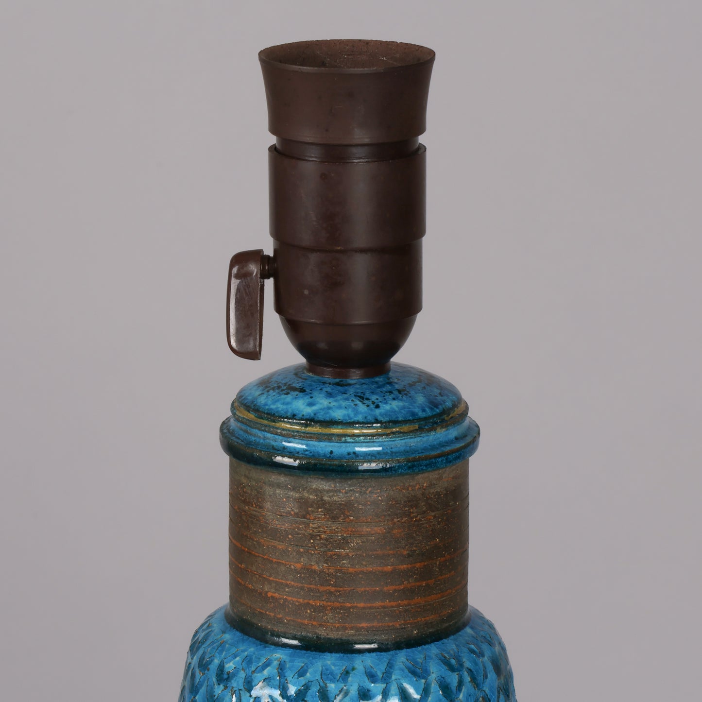 Nils Kahler table lamp ceramic Herman A. Kähler, Denmark, 1960 signed