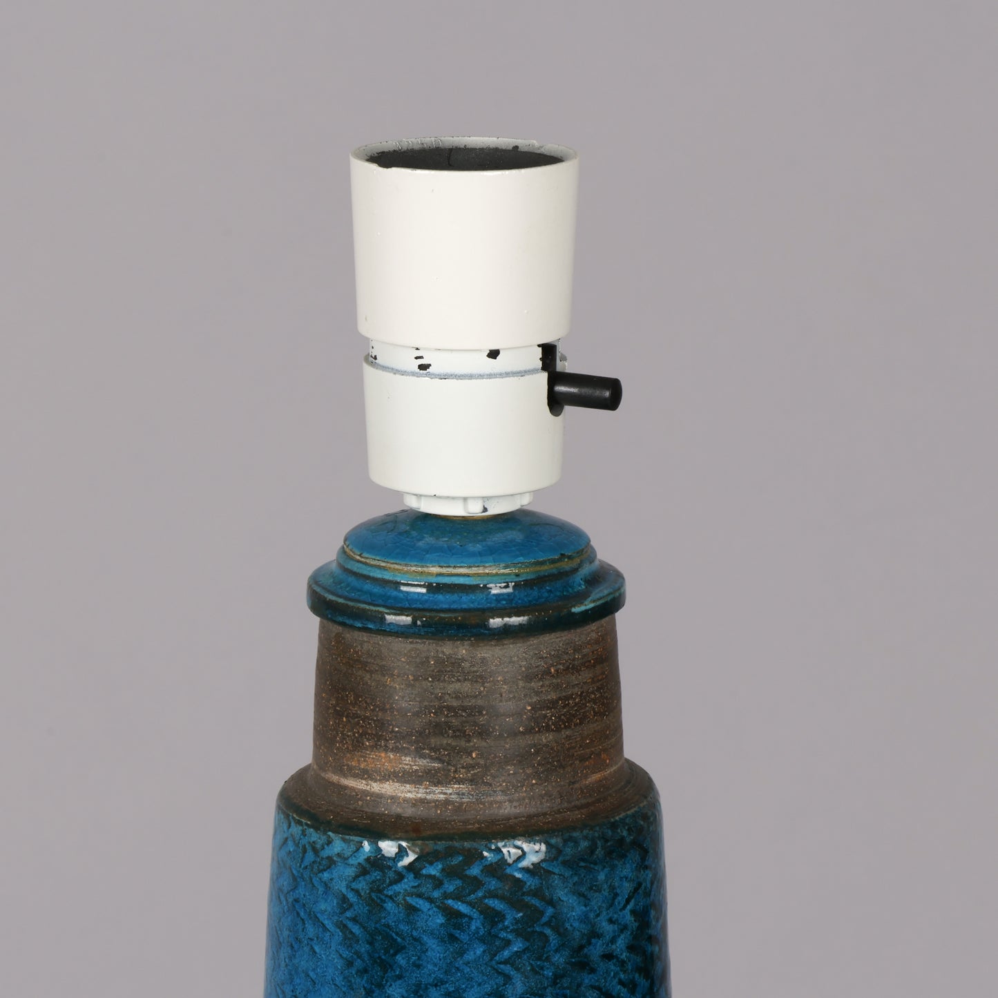 Nils Kahler table lamp ceramic Herman A. Kähler, Denmark, 1960 signed