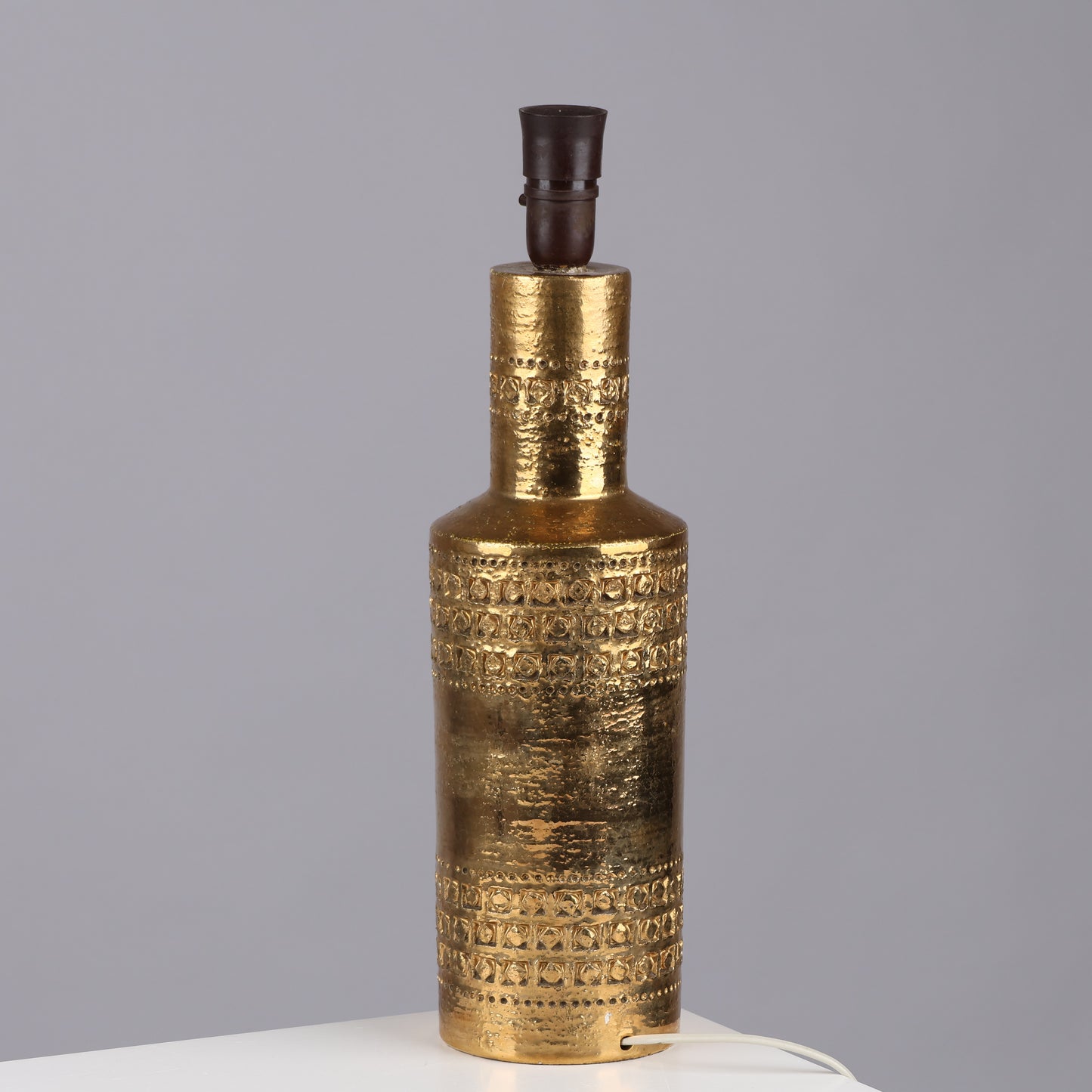 Bitossi gold lamp by Aldo Londi Sweden 1960