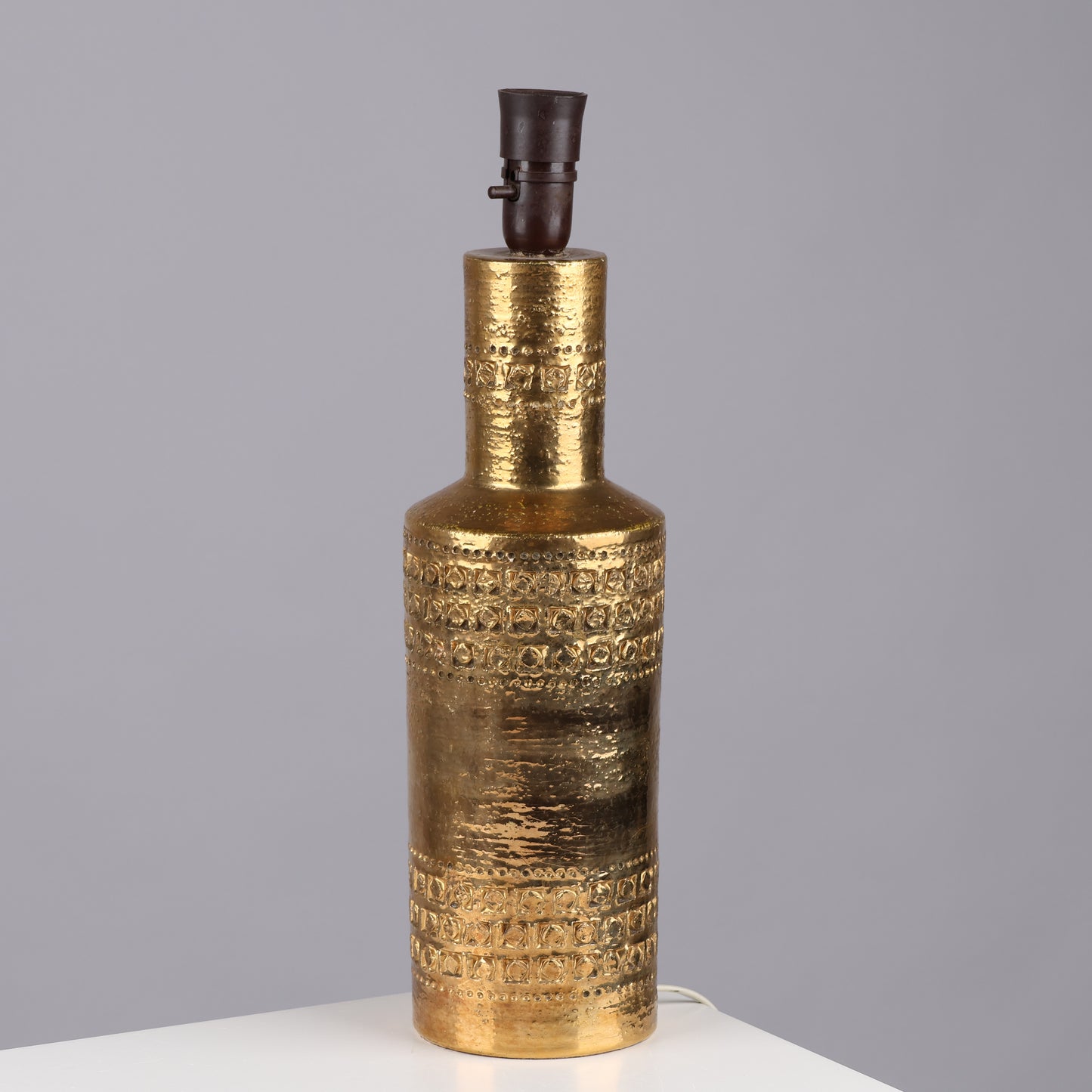 Bitossi gold lamp by Aldo Londi Sweden 1960