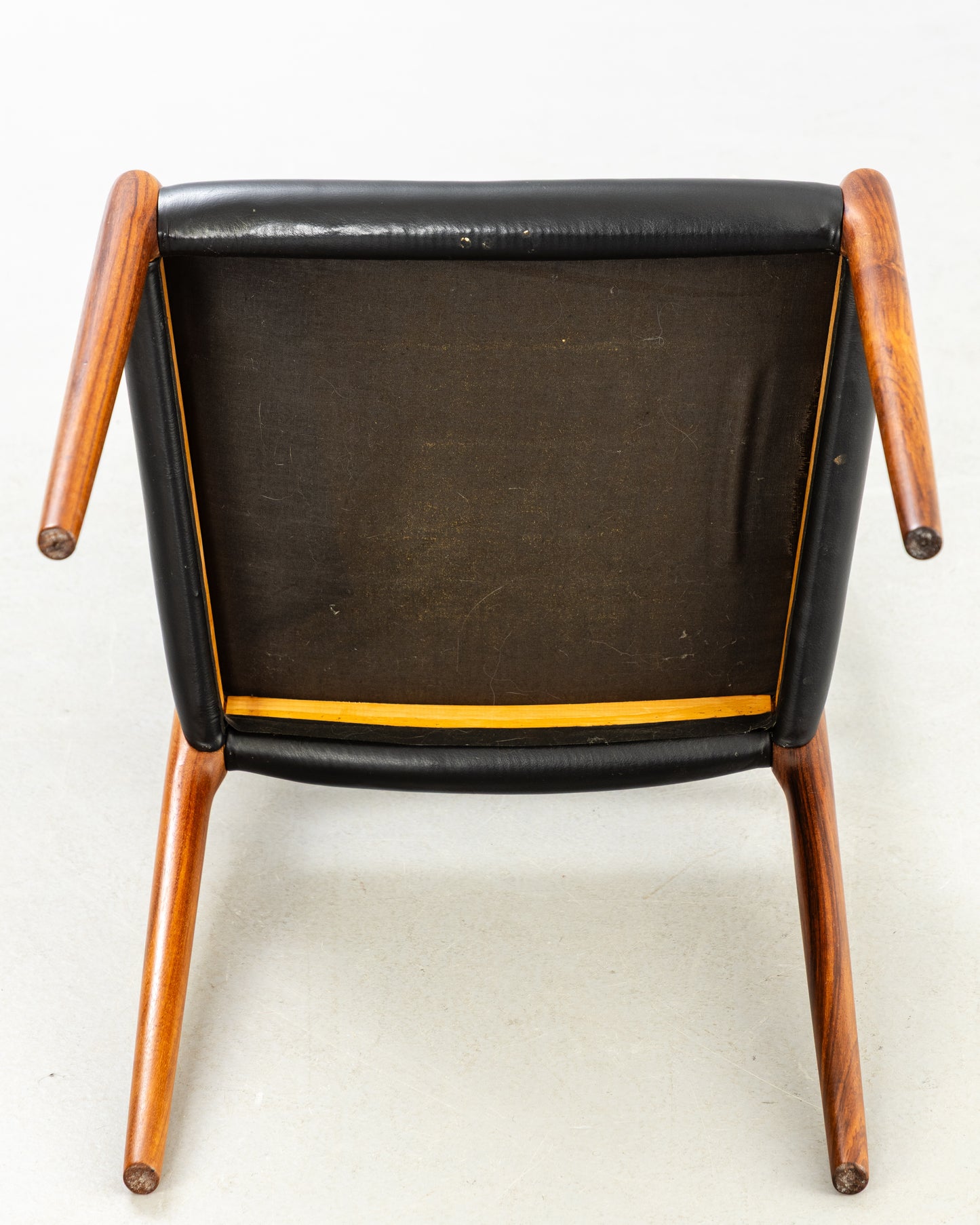Niels Otto Moller 82 Model rosewood set of 6 stamped and numbered Denmark 1970